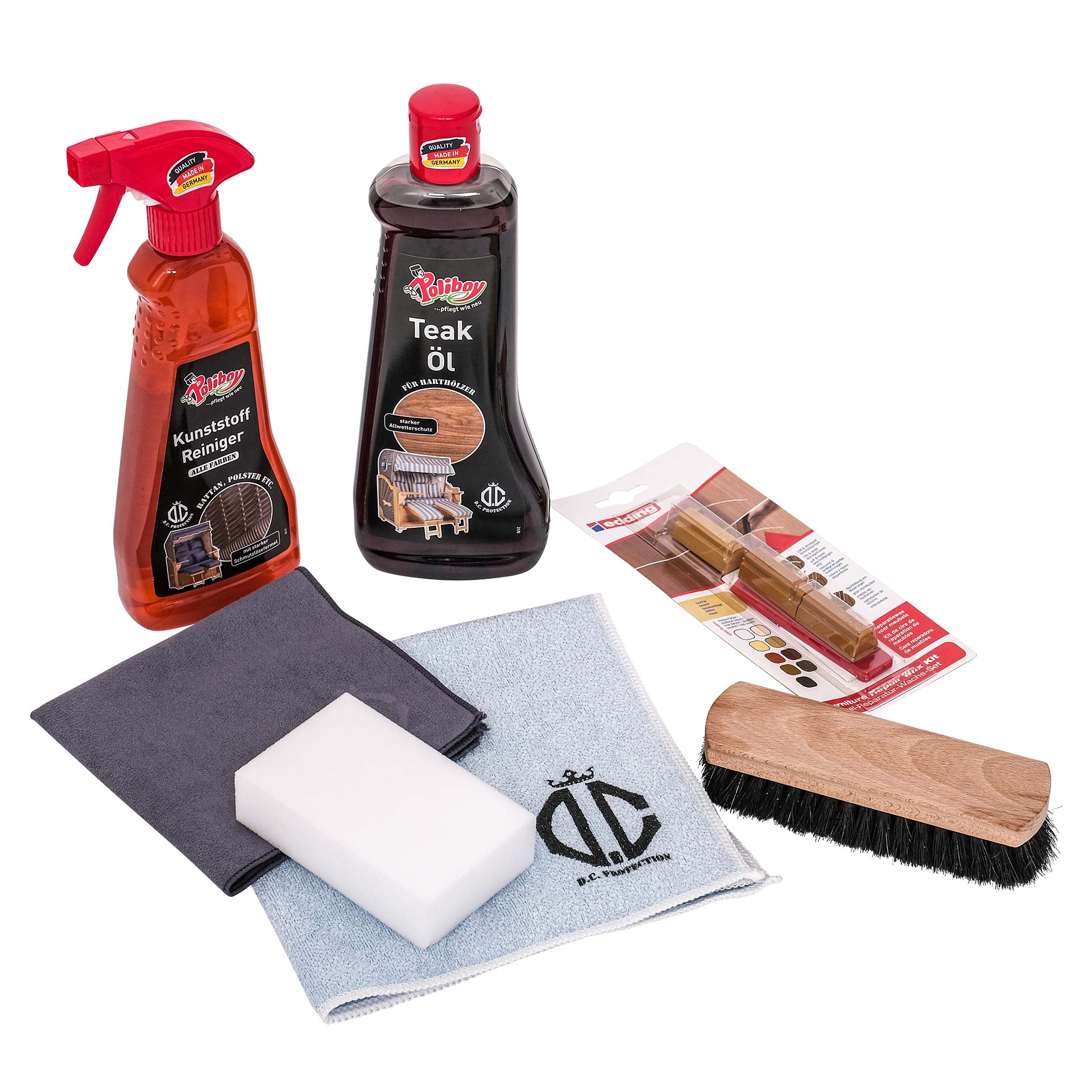 Webavita Strandkorb Premium-Pflegeset Teak Webavita Strandkorb Premium-Pflegeset Teak