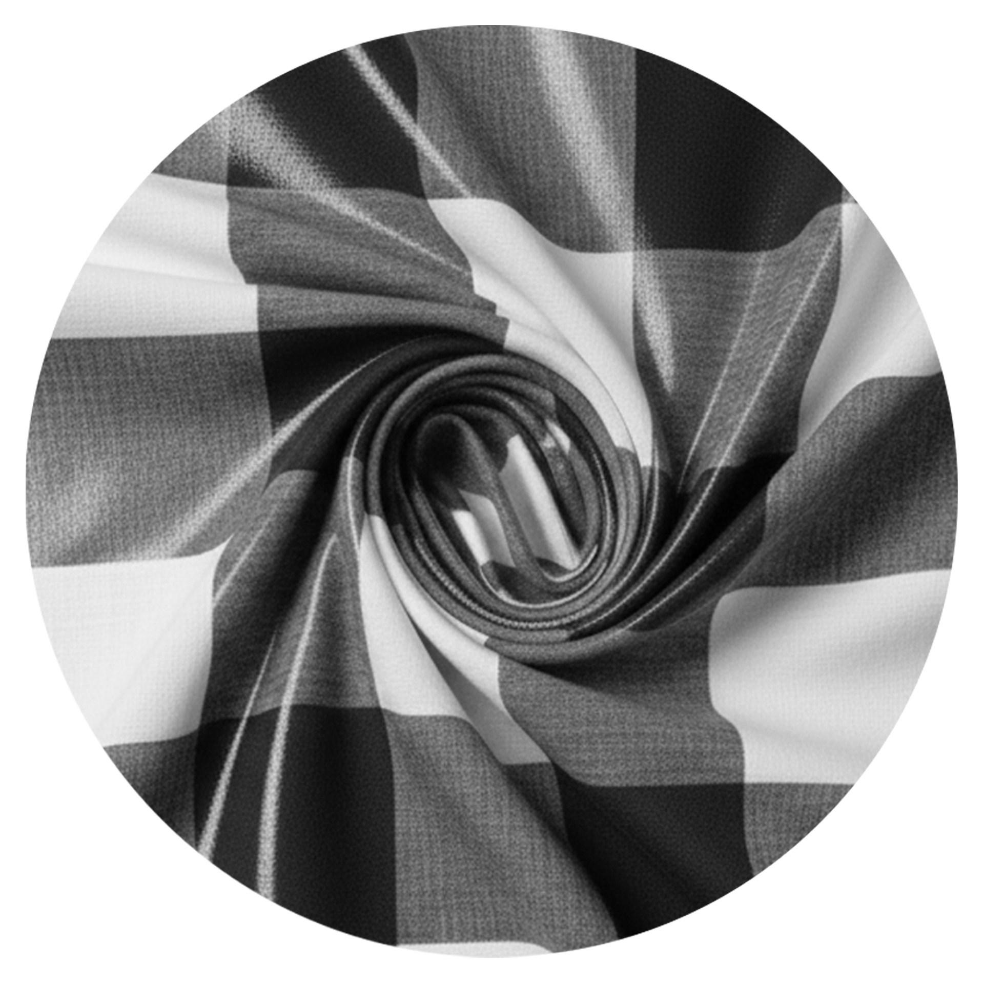 Webavita Strandkorbbezug  Grau kariert Bali 2,5 Sitzer