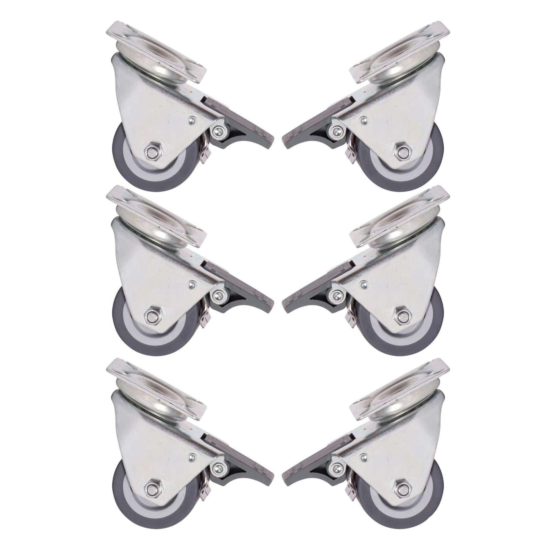 Webavita Transportrollen Doppelrollen 6er-set für Möbel und Strandkörbe Webavita Transportrollen Doppelrollen 6er-set für Möbel und Strandkörbe