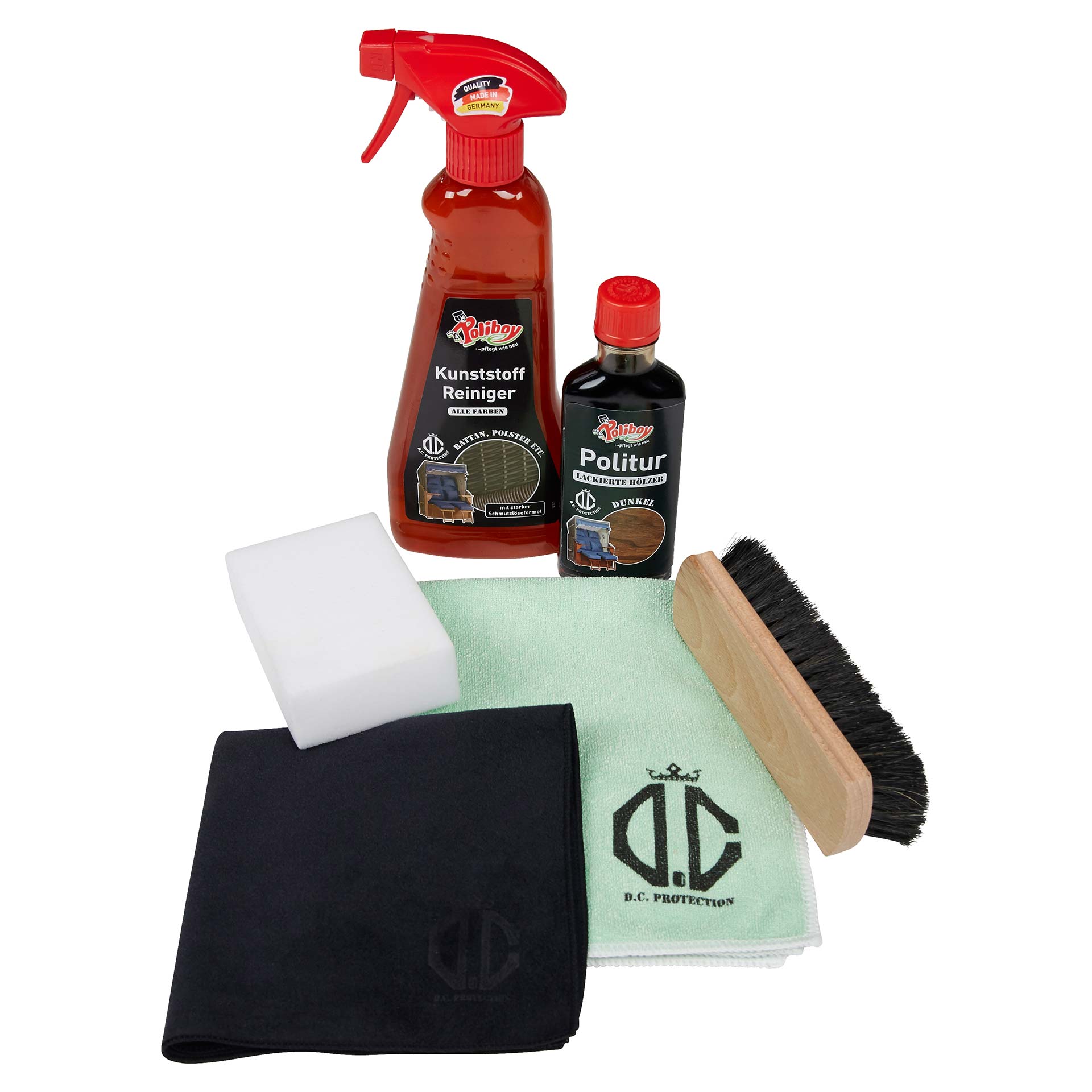 Webavita Strandkorb Premium-Pflegeset Mahagoni Webavita Strandkorb Premium-Pflegeset Mahagoni