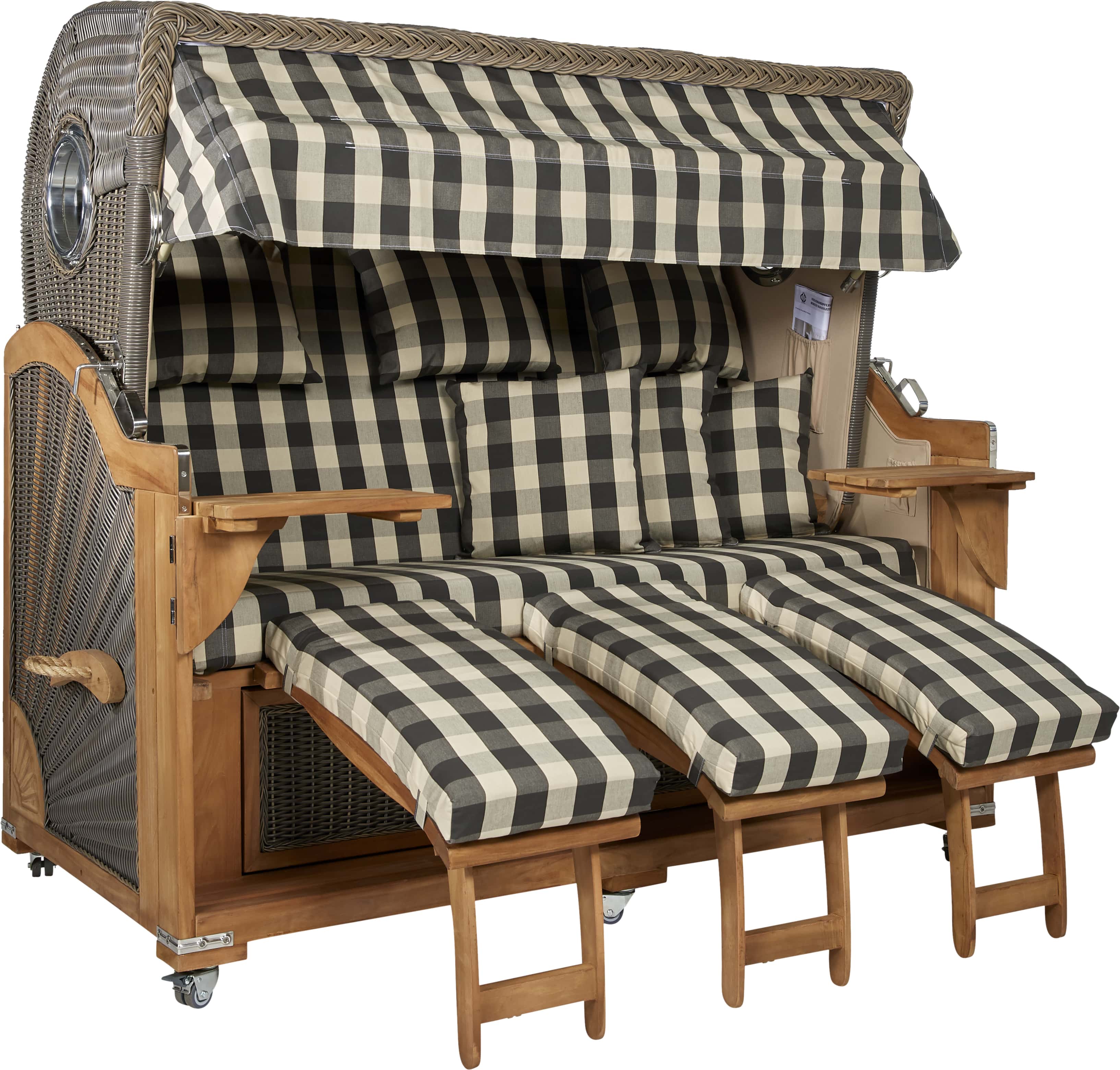 Webavita Premium Pazifik XXL Teak Grau Webavita Premium Pazifik XXL Teak Grau