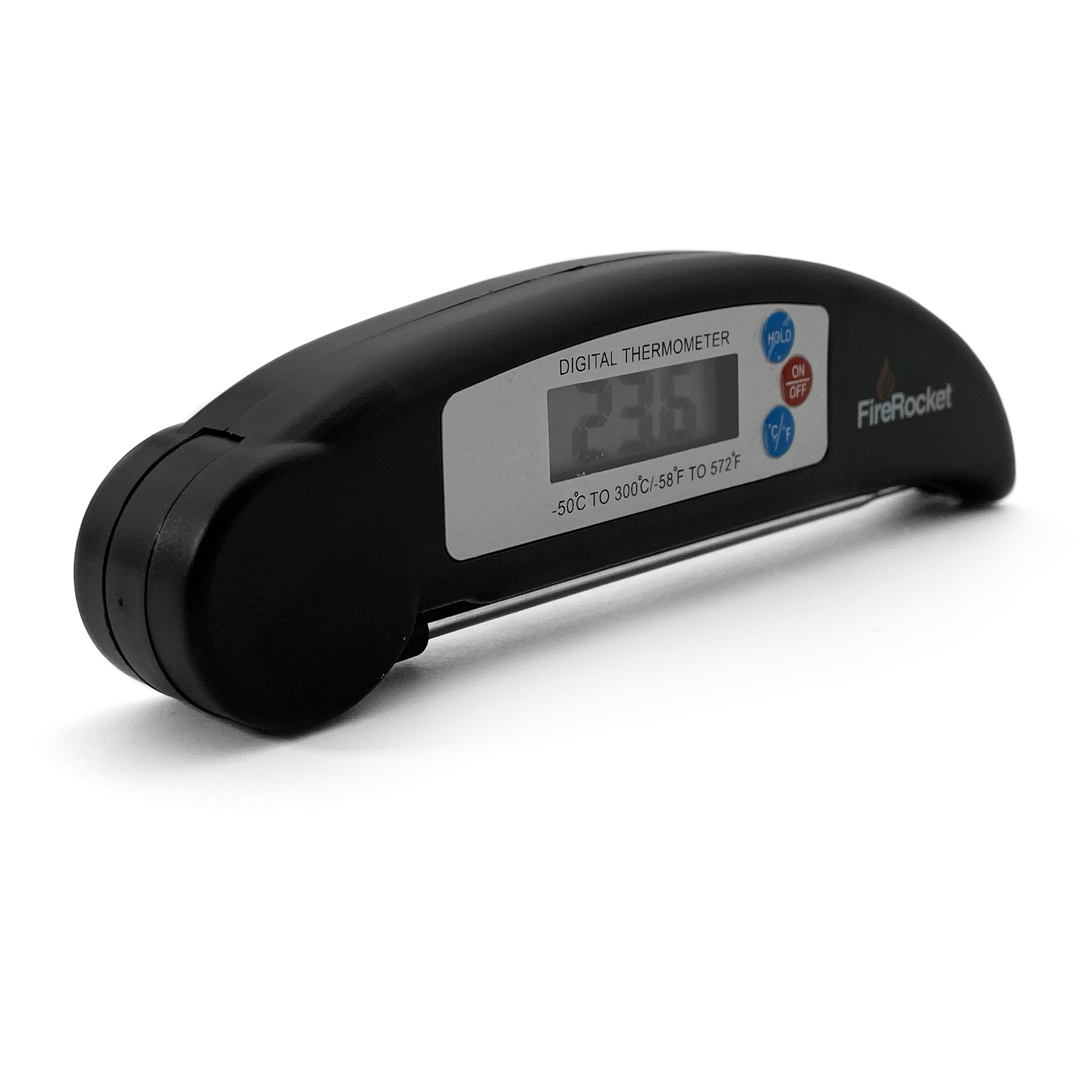FireRocket BBQ Thermometer klappbar digitales Grillthermometer