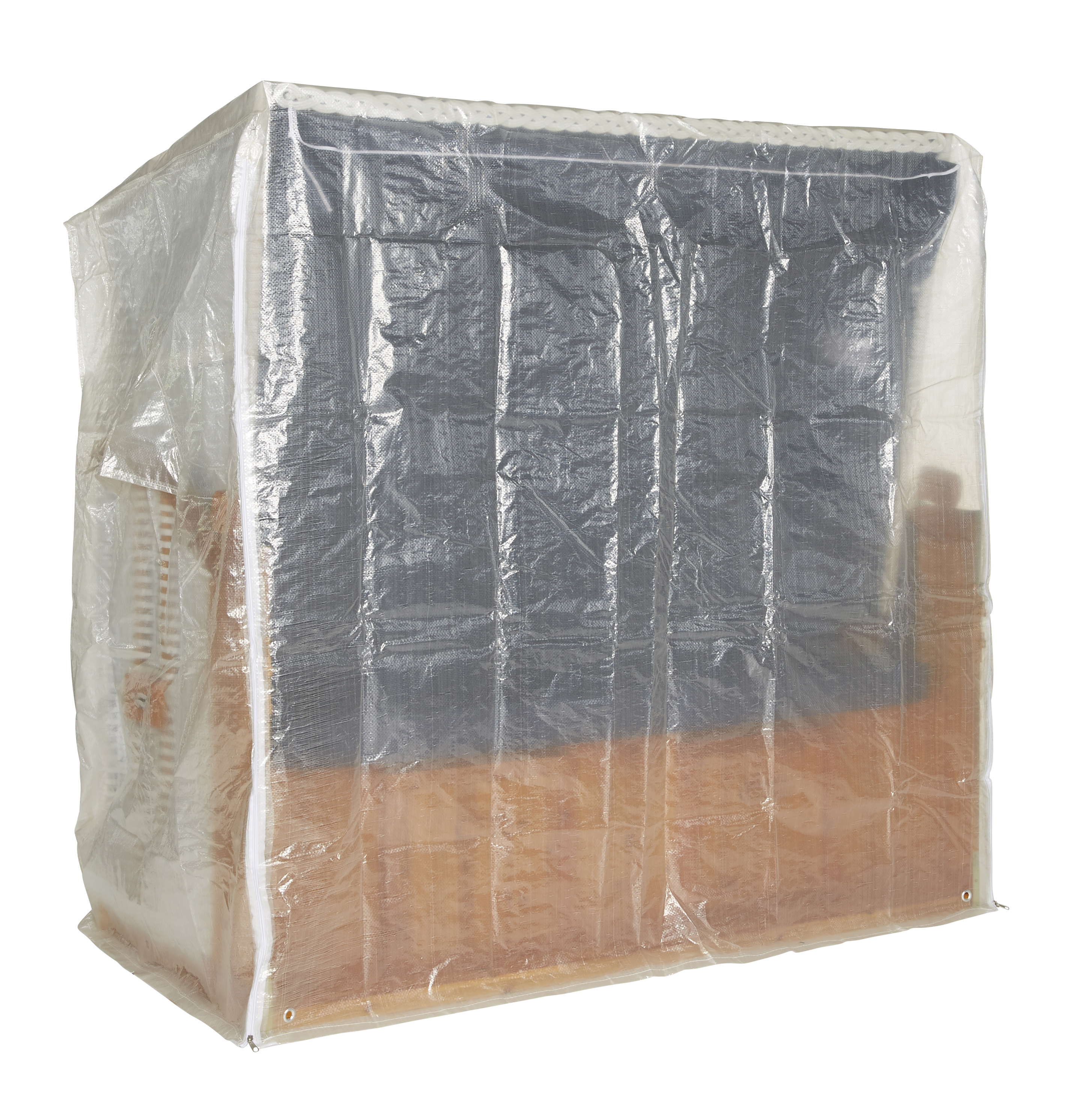Webavita Strandkorb Schutzhülle XL Transparent 155 x 150/140 x 85 cm Webavita Strandkorb Schutzhülle XL Transparent 155 x 150/140 x 85 cm