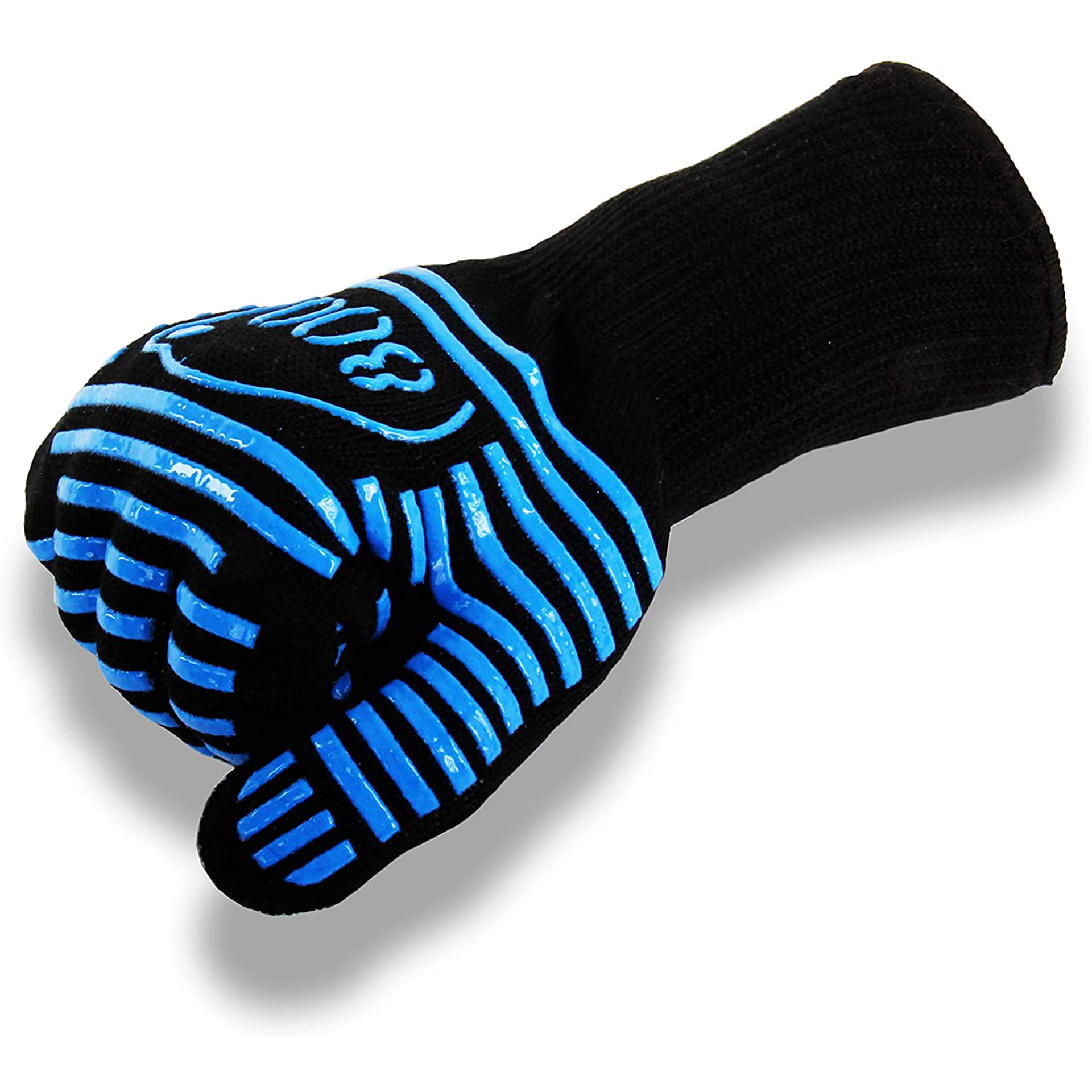 intergrill 800° Grillhandschuh Kochhandschuh Kaminhandschuh Schwarz Blau intergrill 800° Grillhandschuh Kochhandschuh Kaminhandschuh Schwarz Blau