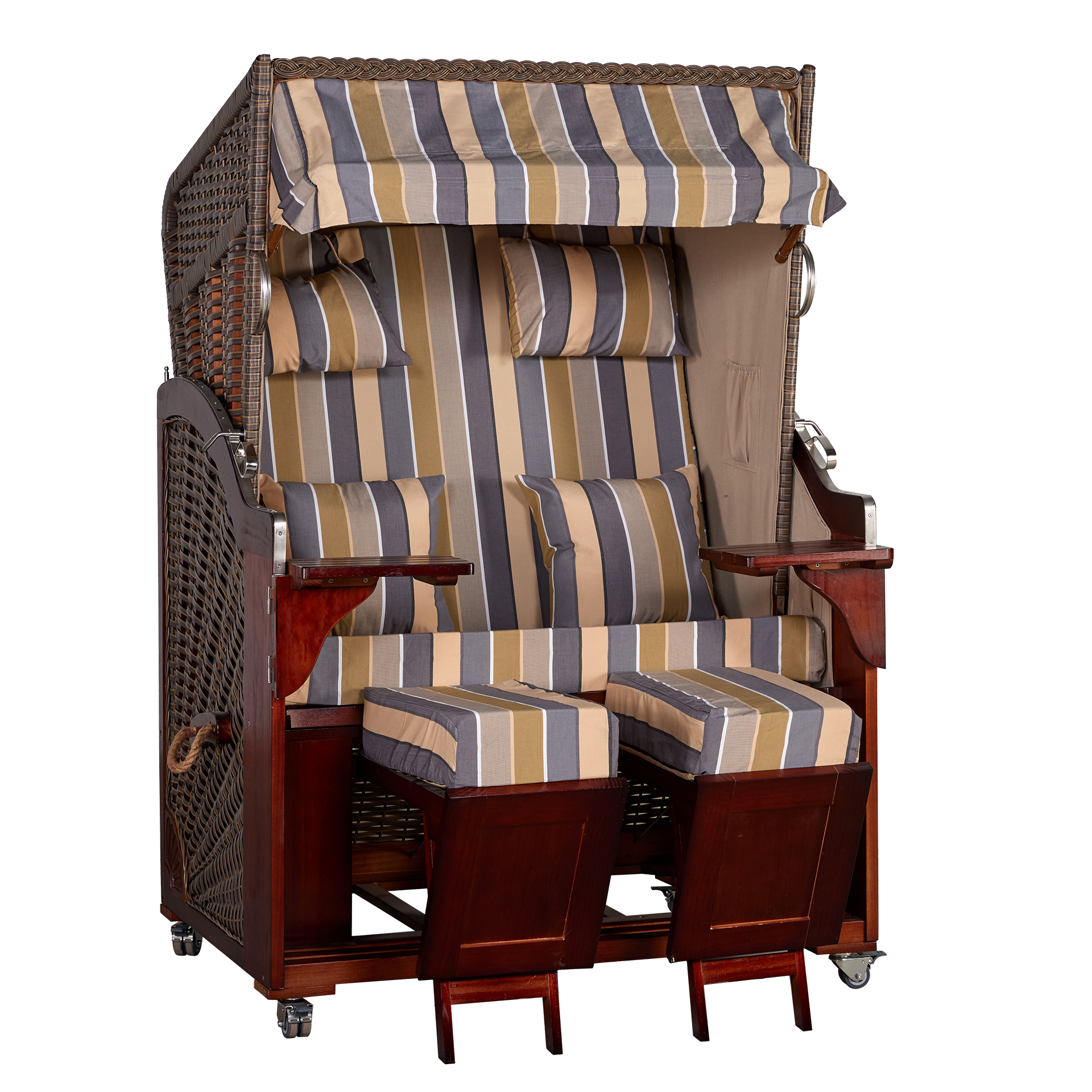 Webavita Strandkorb Karibik Pinie Multicolor