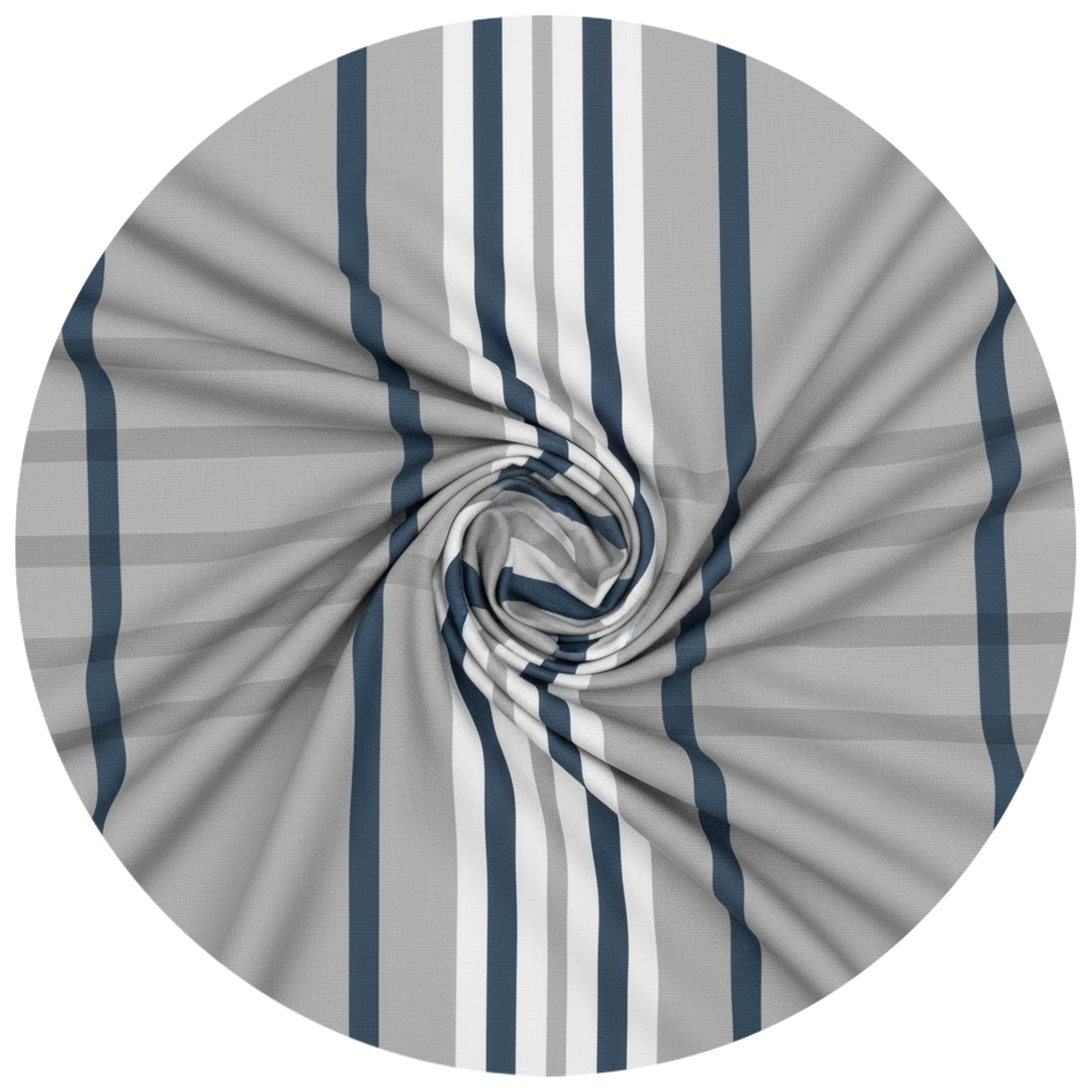 Webavita Strandkorbbezug 2 Sitzer Grau kariert Atlantik