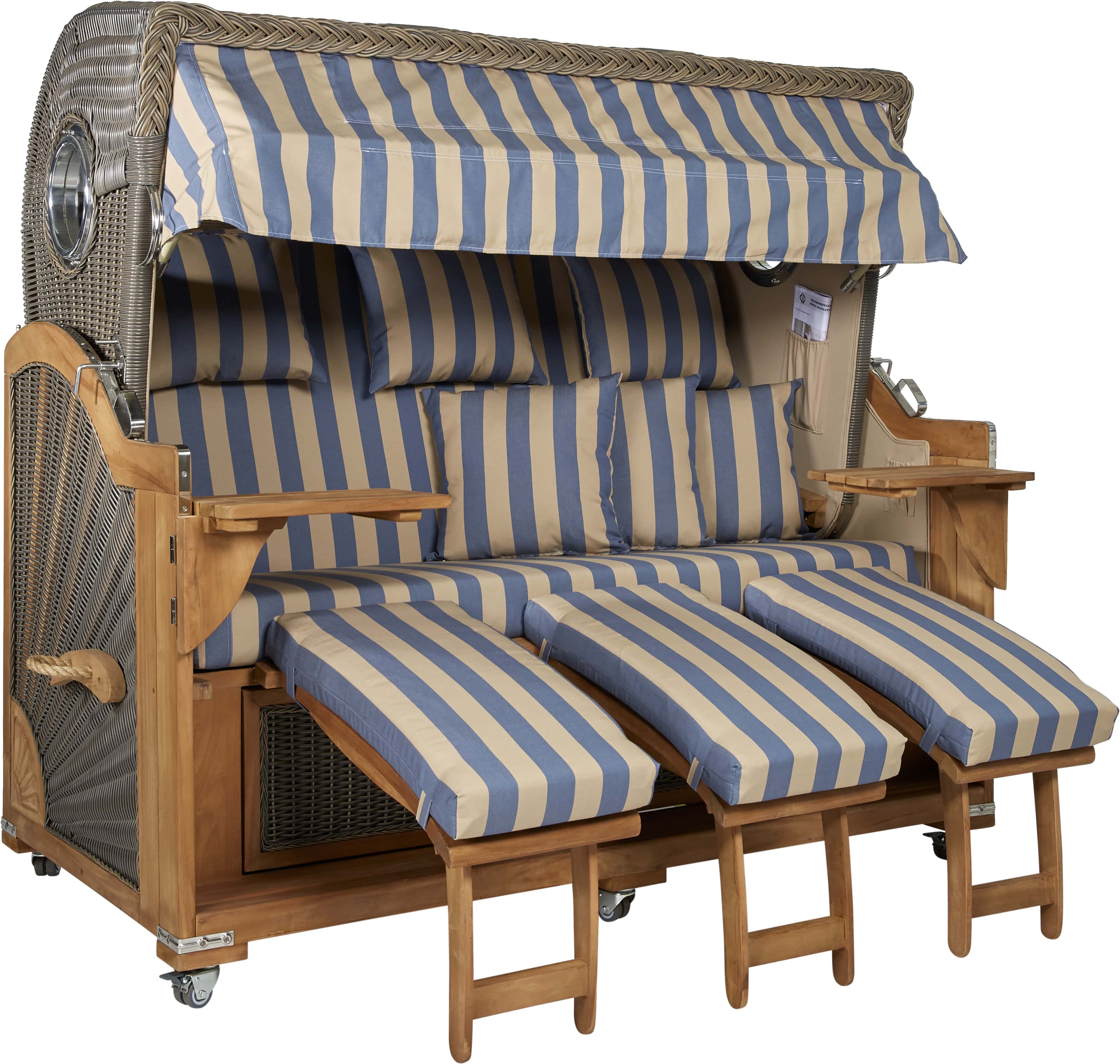 Webavita Premium Pazifik XXL Teak Blau Webavita Premium Pazifik XXL Teak Blau