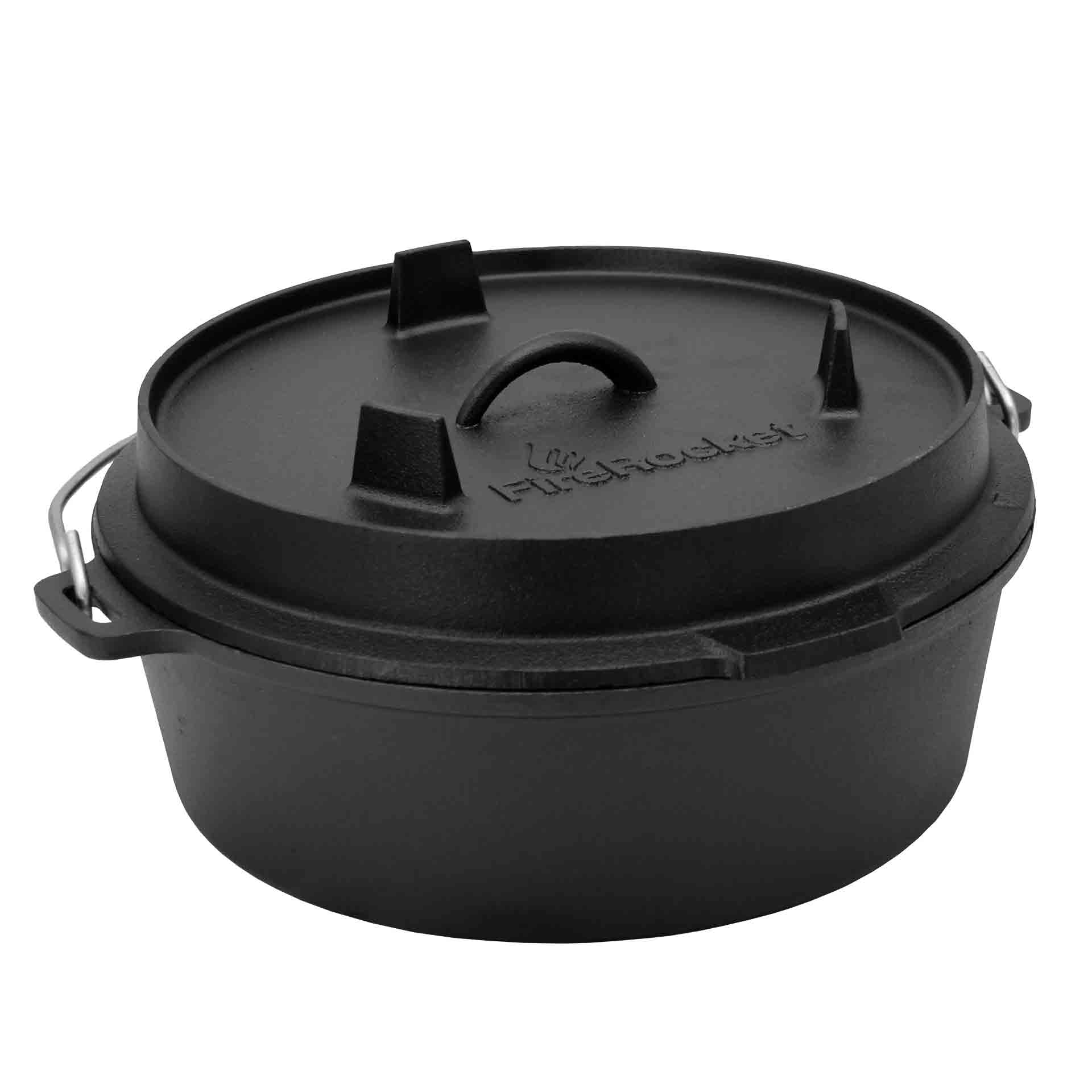 FireRocket Dutch Oven 6qt 5,5 l ohne Füße FireRocket Dutch Oven 6qt 5,5 l ohne Füße