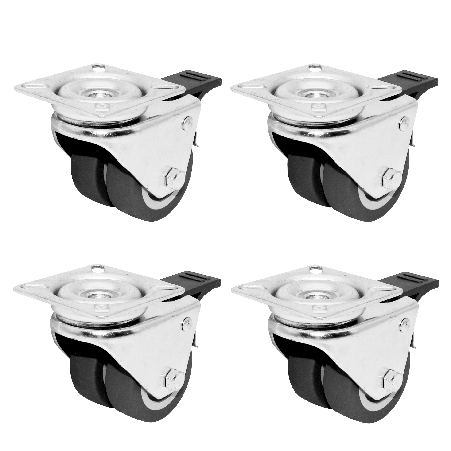 intergrill Transportrollen Doppelrollen 4er-set für Möbel und Strandkörbe intergrill Transportrollen Doppelrollen 4er-set für Möbel und Strandkörbe